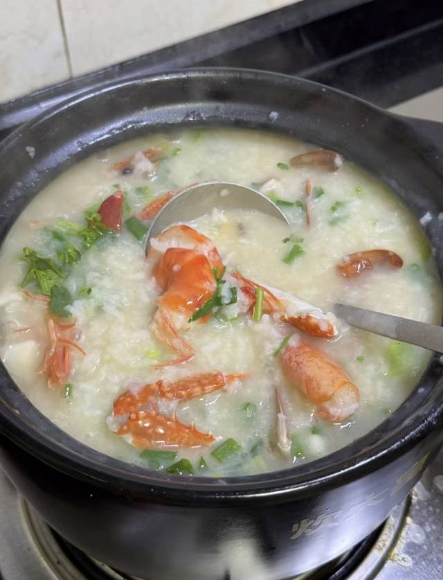鲜虾瘦肉粥