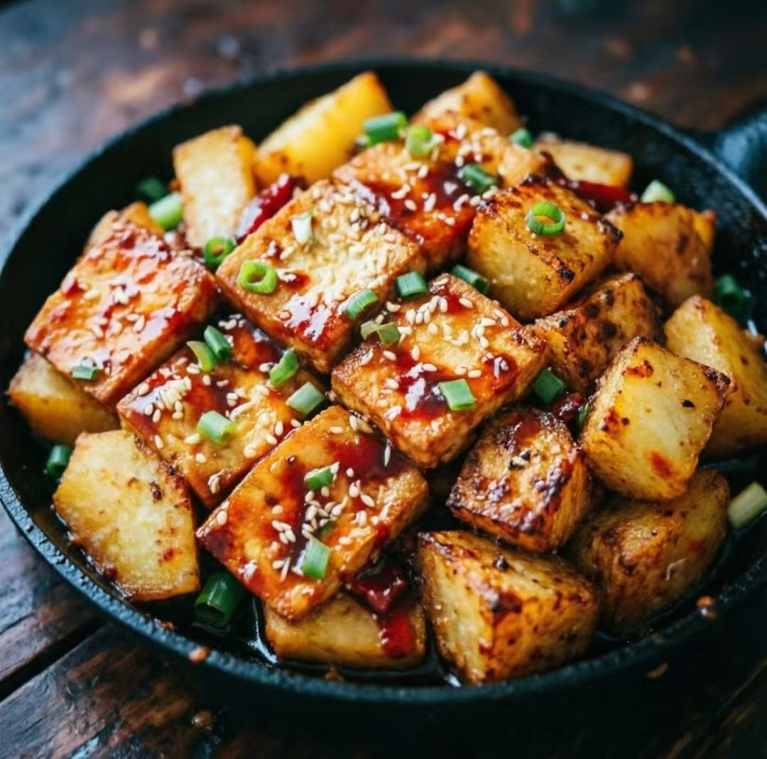 铁板豆腐+土豆